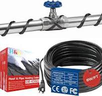 H&G lifestyles 8W/FT Heat Tape for Water Pipes, Self ...