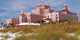 Don Cesar Beach Resort Hotel Located On St Pete Beach It S A 10 Story 312 Room Moorish Palace With Private Baths Beach Hotels St Pete Beach Beach Resorts