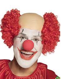 To act as or like a clown always clowning around. Clown Perucke Fur Manner Halbglatzenperucke Karnevals Perucke Rot Beige Gunstige Faschings Accessoires Zubehor Bei Karneval Megastore