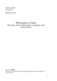 Je n'existais pas, j'ai existé, je n'existe plus, cela m'est indifférent. Doc Philosophers In Stone Philosophy And Self Representation In Epigraphy Of The Roman Empire Tuuli Ahlholm Academia Edu