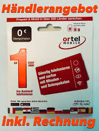 Iccid stands for integrated circuit card identifier. Neu Ortel Mobile Prepaid Startpaket Handynummer Intern C2 001 Mobile
