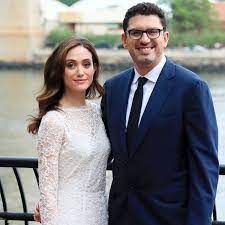 Emmy Rossum Marries Mr Robot Creator Sam Esmail See Her Wedding Weekend Pics Wedding Weekend Wedding Dresses Lace Wedding Dresses