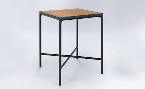 This round outdoor bar table is easily portable and perfect for your backyard patio or deck — a place for people to stand or sit around with their drinks and chat for hours. Four Outdoor Bar Table Danish Design