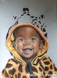 My recent work in progress. Not done yet but Isnt he cute🥰 Made with soft  pastel crayons