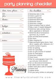 Checklist Party Planning 101 Party Planning Checklist Party Planning Business