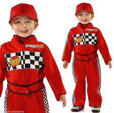Boys Red Racing Car F1 Driver Boiler Suit Overalls Fancy Dress Up Costume Outfit Disfraces Para Ninos Disfraces Fiestas Infantiles De Cars