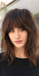 Bangs meanwhile, are a good option to frame around your face nicely. Cute Haircuts Hairstyles With Bangs Mid Length Layered Haircut Bangs