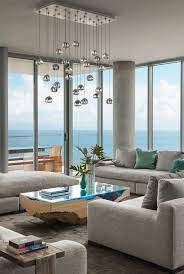 A Jaw Dropping Oceanfront Penthouse In Miami Beach Condo Living Room Beach Apartment Decor Beach Living Room