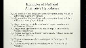 Prove that section of an hypothesis would like for example of prediction. 006 Null Hypothesis And Alternative In Research Paper Museumlegs