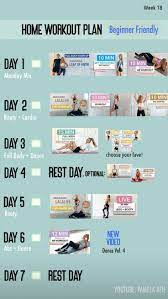Pamela Reif Week 18 At Home Workout Plan At Home Workouts Beginner Ab Workout