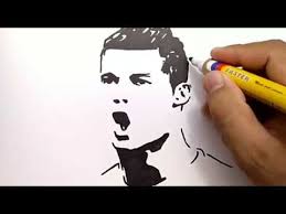 Very Easy How To Draw Cristiano Ronaldo Cr7 Youtube Asmr drawing cristiano ronaldo , cr7 , how to draw ronaldo? very easy how to draw cristiano ronaldo cr7