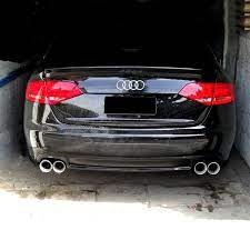 S4 Style Auto Accessories Rear Bumper Lip Diffuser For Audi A4 B8 2009 2012 Pu Unpainted Primer Xfoor Shopping B Audi A4 Exterior Accessories Car Accessories