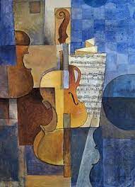 Music was also an important touchstone for cubism more generally. Artist Georges Braque Cubist Paintings Musical Art Jazz Art