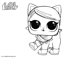 Gambar mewarnai lol surprise pets wallpaper hd 2019. Kitty K Lol Doll Coloring Pages Novocom Top