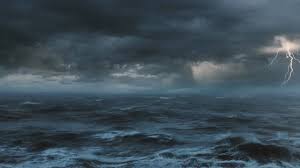 10 Hours Thunderstorm At Sea Sounds For Sleeping Thunder Rain Oc Rain And Thunder Relaxing Rain Sounds Thunderstorms