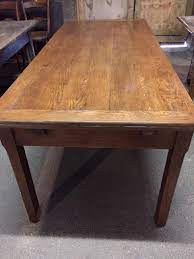 This Is A Wonderful Rare Oak Drawer Leaf Table Excellent For That Large Family Christmas Dinner Or Antique Dining Room Table Antique Table Old Kitchen Tables
