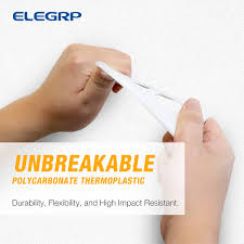 ELEGRP Duplex Receptacle Outlet Covers, 1-Gang Standard Size Wall Plates,  Unbreakable Polycarbonate Dual Outlet Faceplates Covers, UL Listed, ...