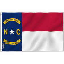 That same day the convention established a committee to investigate the design for an official state flag with colonel john d. Amazon Com Anley Fly Breeze 3x5 Foot North Carolina State Polyester Flag Vivid Color And Fade Proof Canvas Header And Double Stitched North Carolina Nc Flags With Brass Grommets