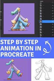 Procreate Animation On Ipad Looping Walk Cycle Animation Tutorial Animation Art Character Design Rotoscope Animation
