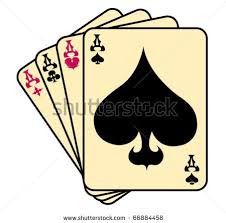 Four Of A Kind Aces Spades Poker Hand Ace Tattoo Poker Hands Poker