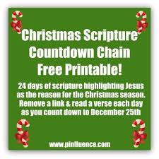 Scripture Count Down Chain Repin By Pinterest For Ipad Christmas Scripture Christmas Activities Christmas Advent