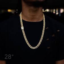 Cuban link was born on the 12th of november, 1994. 12mm Gold Iced Cuban Link Chain Spicyice