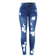 Odd Purchase Is Coming Soon Cute Ripped Jeans Blue Ripped Jeans Denim Pants Women