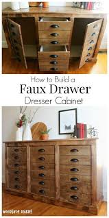 Here's what i came up with… a small diy apothecary cabinet, perfect for magazines, storing. Diy Modern Farmhouse Faux Drawer Dresser Cabinet Furniture Plans Diy Furniture Plans Diy Dresser