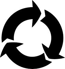 Plastik adalah salah satu bahan yang sangat sering kita pakai di seputar kehidupan kita. Svg Guna Semula Simbol Kitar Semula Imej Ikon Svg Percuma Svg Silh