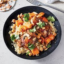 In a small bowl, stir together olive oil, garlic, cinnamon, cumin, cardamom, cayenne, turmeric, salt and pepper. Slow Cooker Moroccan Chicken Vegetables Couscous Slow Cooker Moroccan Chicken Vegetable Couscous Couscous Recipes