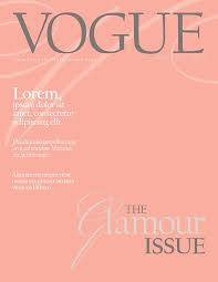A New Magazine Template With A Vogue Inspired Editorial Look Magazine Template Magazine Cover Template Didot Typography