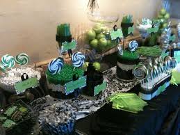 Pin By Allison Hancock On Wedding Candy Bars Graduation Party Decor Grad Party Decorations Green Graduation Party