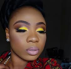 Black And Yellow Eyeshadow Looks Yellow Eyeshadow By Makeupbyjaytee Ig Yellow Eye Makeup Pure Hollywood Liquid Lipstick Black Girl Makeup