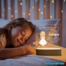 Pray the Lord LED Light Gift, Religious Light Decor for Nursery, Baptism  Prayer LED Light, Birthday Gift for Girl, First Communion Gift