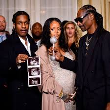 Snoop Dogg Surprises Rihanna and A$AP Rocky at Private Baby Shower — He  arrives with a custom diamond-studded rattle, but whispers to Rihanna,  “This one's for your little superstar,” leaving all guests