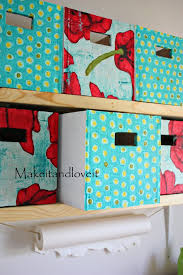 Maybe you would like to learn more about one of these? Craft Room Part 1 Covered Cardboard Storage Boxes Make It And Love It