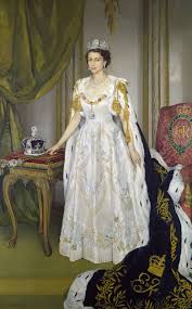 Her Majesty Queen Elizabeth Ii In Coronation Dress And Robe Royal Collection Trust C Her Majesty Queen El Coronation Robes Queen S Coronation Elizabeth Ii