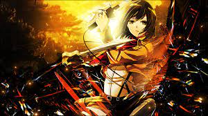 Mikasa Ackerman Computer Wallpapers Desktop Backgrounds 1920x1080 Id 612525 Anime Wallpaper Attack On Titan Anime
