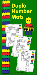 Free Lego Number Mats Numbers Preschool Lego Math Writing Numbers