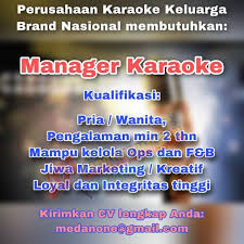 Lowongan kerja jonas photo bandung terupdate 2019. Lowongan Kerja Di Inul Diva Karaoke Medan November 2020