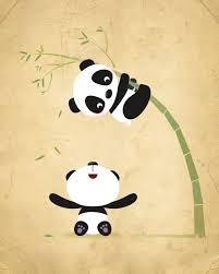 Panda Nursery Print Kids Illustration Nursery By Irenegoughprints Panda Nursery Panda Art Panda Illustration