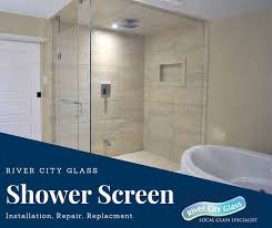 Frameless Glass Shower Screen Installation From Ground To Ceiling Allows More Air Move Within The Lavatory Shower Screen Glass Shower Remodeling Renovation
