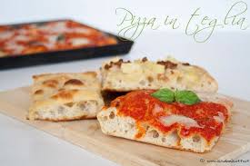 Il Crudo E Il Cotto Pizza In Teglia Con Pasta Madre O Lievito Di Birra Ricette Pizza In Teglia Pizza