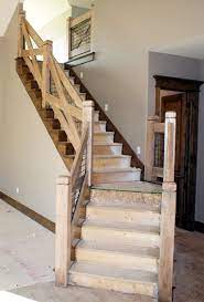 40 Amazing Grill Designs For Stairs Balcony And Windows Bored Art Rustic Stairs Stairs Design Stair Remodel