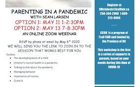 Everything you don't want to happen will happen, and you might find yourself begging for privacy and alone time. Parenting In A Pandemic Webinar With Sean Larsen Family Action Network