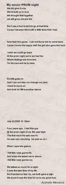 Ask her friends if they think she would be interested in going with you if you aren't sure.1 x research source. Prom Poems