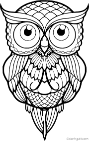 See more ideas about colouring pages, zentangle, coloring pages. Owl Zentangle Coloring Page Coloringall