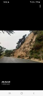 Heavy rain and Separation Point Granite, never a good combination. No ones  going to Totaranui or Awaroa by road for a day or two. My grandmother  always said "take an axe, rope