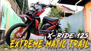 Seperti yamaha x ride modif supermoto yang kami ulaskan untuk anda kali ini. Modifikasi X Ride 125 Modif Trail Open Filter Ganti Bambu X Ride Old Youtube
