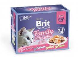 konservy brit premium family plate jelly semejnaya tarelka nabor dlya koshek konservy tarelka polnocennoe pitanie
